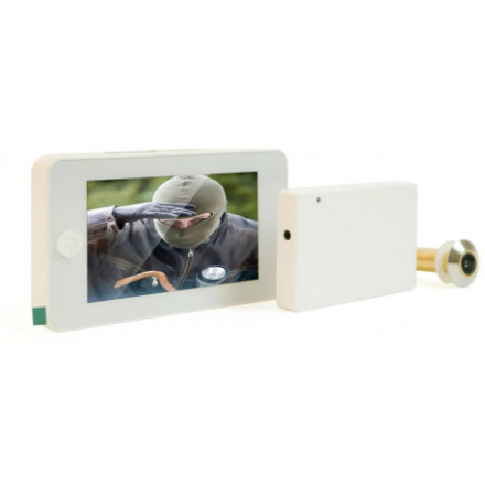 Дверной Wi-Fi видеоглазок «iHome-GLAZ-М-White»