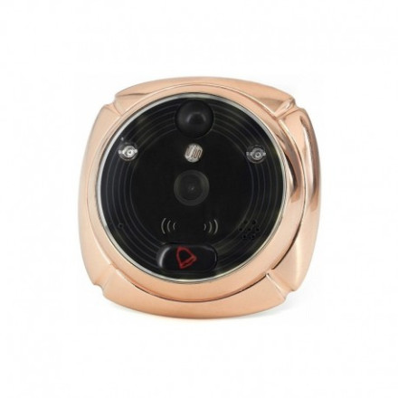 Дверной GSM/Wi-Fi видеоглазок «iHome-4» (бронза)